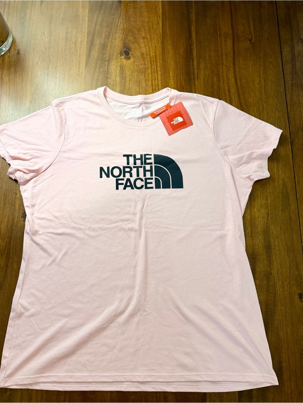 The North Face Women's Light Pink Short-Sleeve Logo Tee